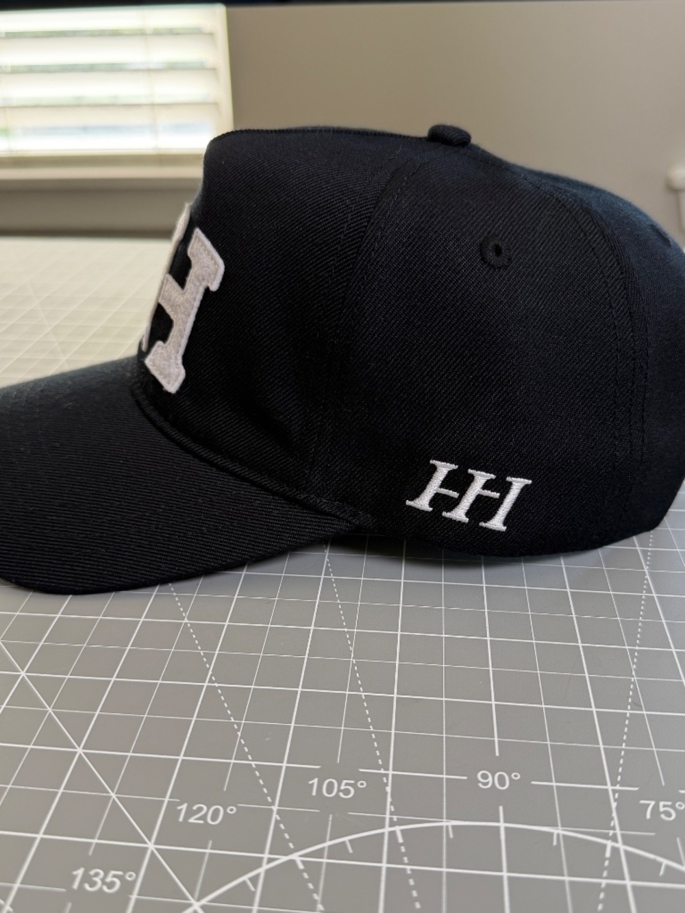 Huega House Letterman Canvas Hat Navy NWT - Picture 5 of 7